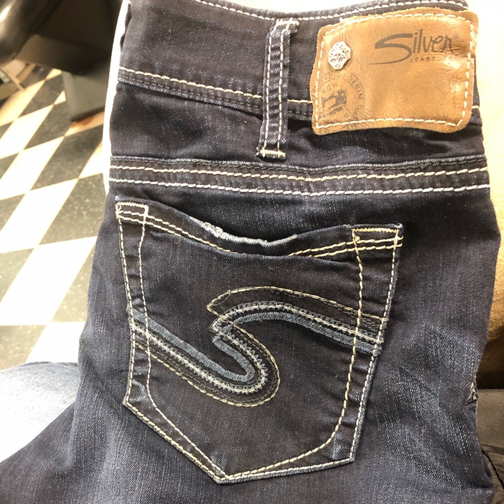 Silver Suki Jeans